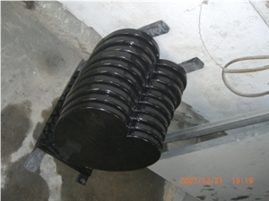 Shanxi Black Granite Tombstone,European Tombstone