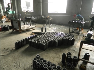 Shanxi Black Granite Tombstone,European Tombstone