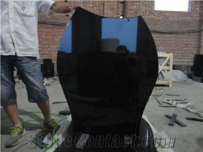 Shanxi Black Granite Tombstone,European Tombstone
