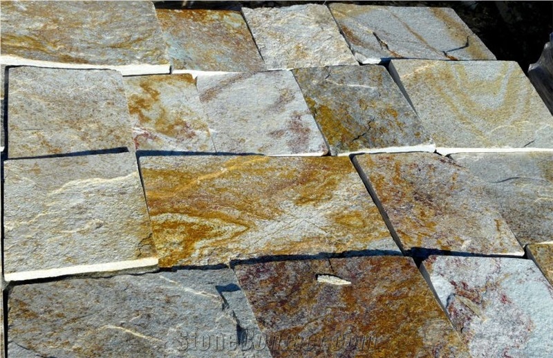 Gneiss Pirin Landscaping Stones, Gneiss Pirin Cobble, Pavers