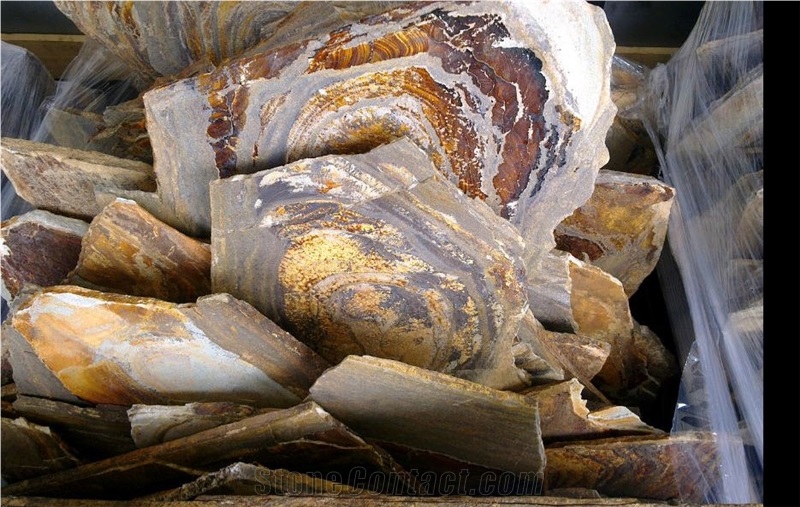 Rainbow Quartzite - Kwarcyt Tecza, Flagstone