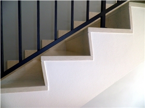 Biancone Di Asiago Stairs, White Limestone