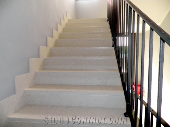 Biancone Di Asiago Stairs, White Limestone