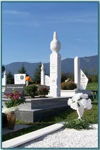 Monuments with in White Marble, Caska White Marble
