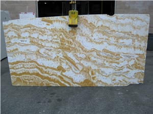 Alba Onyx Slabs - Alabastro Egiziano Onyx, Egypt Yellow Onyx
