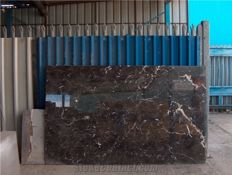 Dark Chocolate Marron, Chocolate Pakistan Marble Slabs