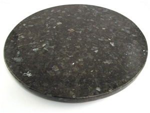 Table Top Labrador Emerald Pearl Diameter 80 cm, Blue Granite Table Top Labrador Emerald Pearl Diameter 80 cm, Blue Granite