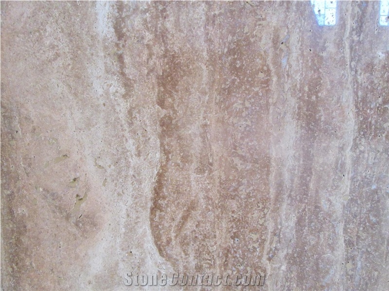 Yazd Chocolate Travertine Tiles, Iran Chocolate Travertine Tile