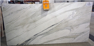 Calacatta Ondulato Marble Slabs, Italy White Marble Calacatta Ondulato Marble Slabs, Italy White Marble