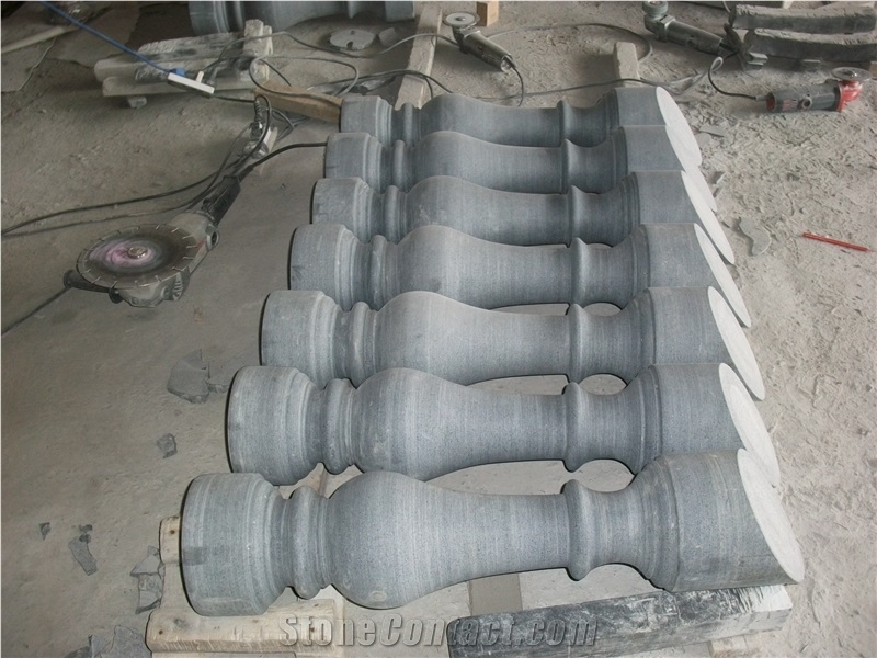 G654 Granite Balustrade & Railings, G654 Grey Granite Balustrade
