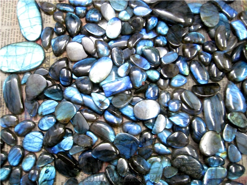 Labradorite / Spectrolite Stone, Gemstone, Precious Stone, Labradorite Blue Green Granite Precious Stone