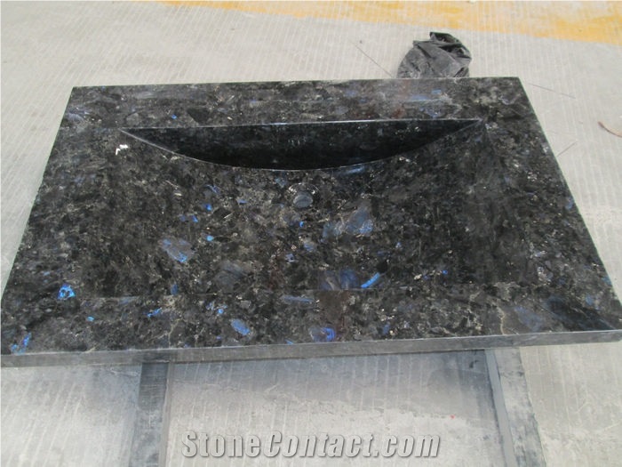 Galactic Blue Granite Polished Sinks, Basins