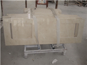 Crema Marfil Marble Countertops, Spain Beige Marble Countertops