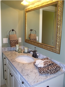 Bianco Romano Granite Vanity Top, Bianco Romano White Granite Vanity Top