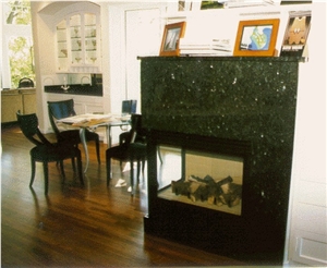 Emerald Pearl Green Granite Fireplace Emerald Pearl Green Granite Fireplace
