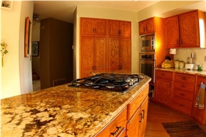 Giallo Capella Granite Countertop, Island Top, Giallo Capella Yellow Granite Countertop Giallo Capella Granite Countertop, Island Top, Giallo Capella Yellow Granite Countertop