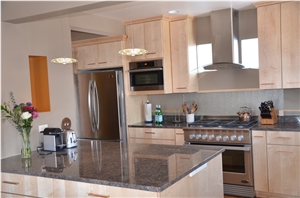Labrador Antique Granite Countertop, Labrador Antique Granite Island Top, Labrador Antique Brown Granite Countertop