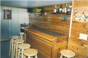 Red Granite Commercial Bar Top