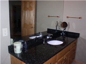 Verde Butterfly Granite Vanity Top, Green Granite