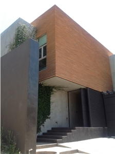 Cantera Cafe Alhambra Building, Walling, Brown Cafe Alhambra Cantera Walling