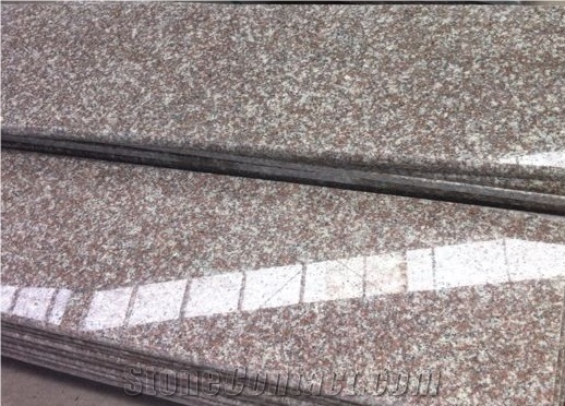 G664 China Luoyuan Red,G3564 Luna Pearl Granite Polished/Flamed Steps,Stairs