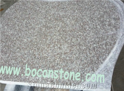 G664 Luoyuan Red Granite Monument,tombstone,Chinese Red Color, European Style, Russian Style