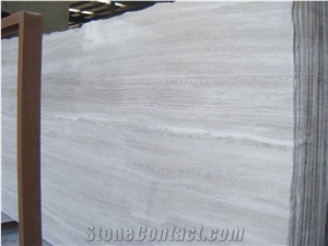 Grey Wooden Grain Marble Polished Tiles and Slabs