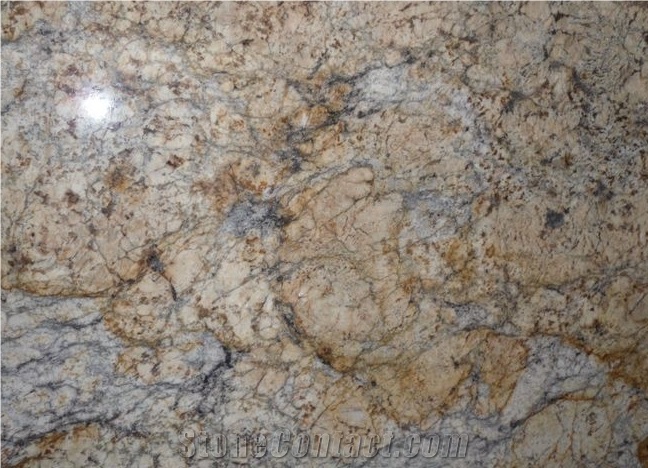 Polished Golden Crystal Granite Slab,tile
