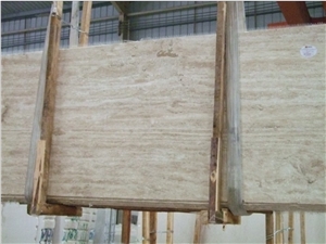 Polished Travertine Light Slabs