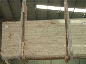 Polished Travertine Light Slabs
