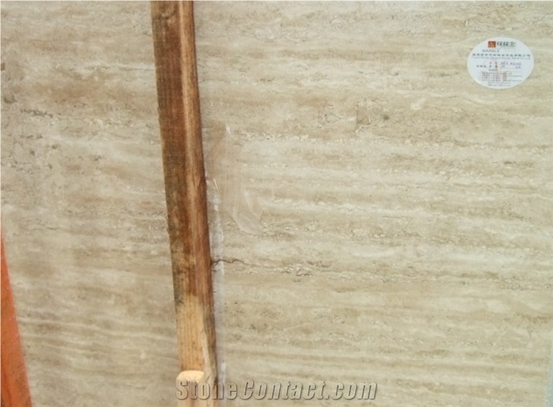 Polished Travertine Light Slabs