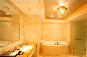 Supply Gold Spider Vanity-tops with Basin for Bathroom