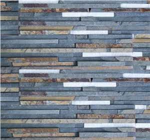 Taco Amazon Green Slate Wall Cladding Panel, Verde Lugo Green Slate Wall Cladding