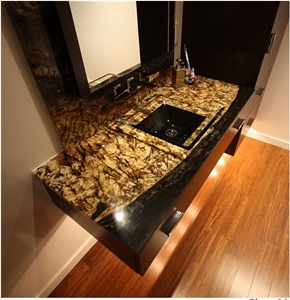Juparana Persa Granite Bathroom Countertop