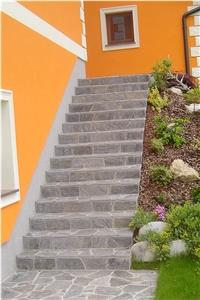 Slovenia Grey Slate Stairs