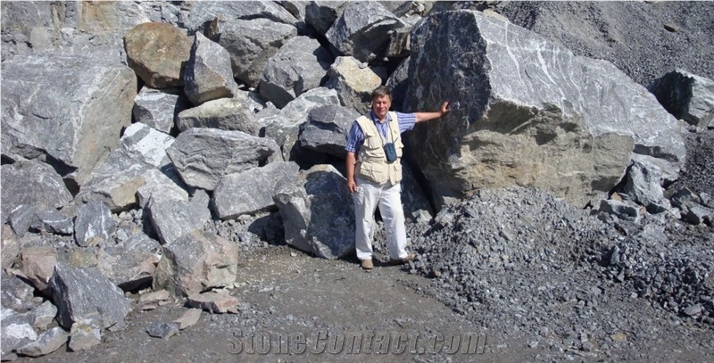 Olivine Diabase Granite Block, Finland Grey Granite