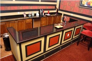 Black Galaxy Granite Kitchen Countertops