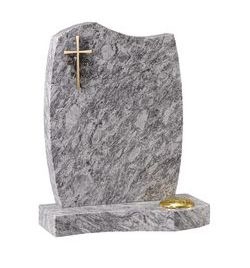 Lavender Blue Granite Tombstone