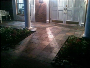 Brazilian Rust Slate Patio Pavements