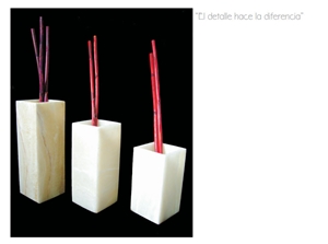 Mexico White Onyx Interior Home Decor Vases, Baja White Onyx Home Decor