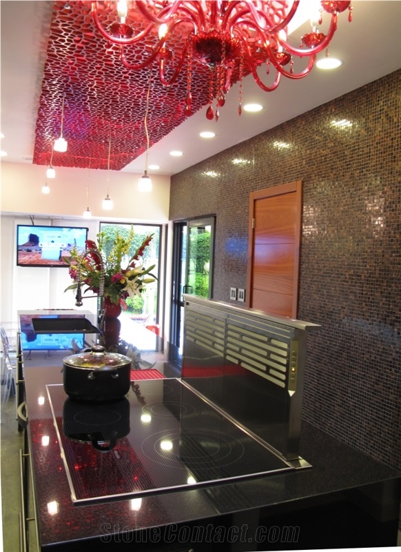 Hallandale Beach Kitchen Remodeling Project, Absolute Black Granite Kitchen Remodeling