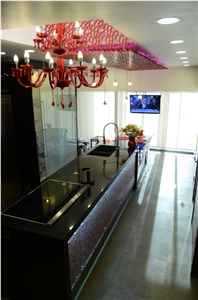 Hallandale Beach Kitchen Remodeling Project, Absolute Black Granite Kitchen Remodeling