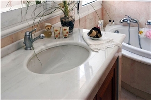 Dionisos Pentelikon White Marble Vanity Tops