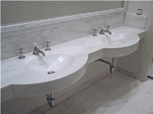 Dionisos Pentelikon White Marble Vanity Tops