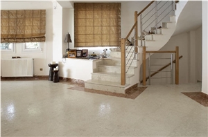 Vratza Beige Limestone Stairs
