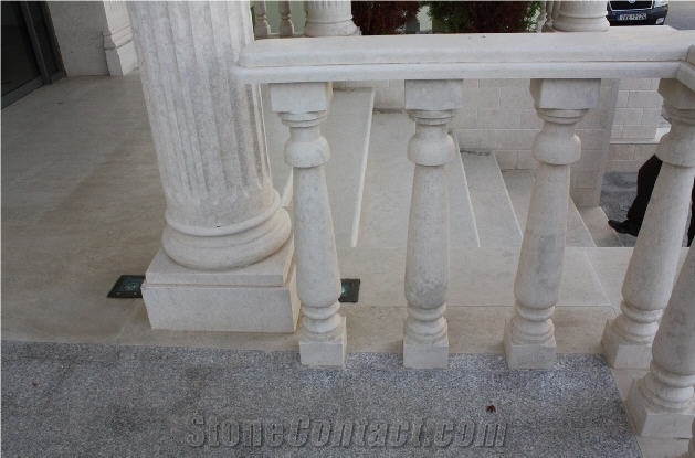 Vratza Limestone Balustrades, Vratza Beige Limestone Balustrades
