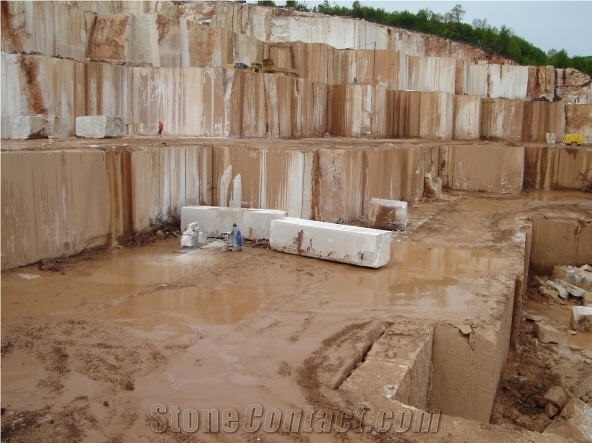 Vratza Limestone Blocks, Bulgaria Beige Limestone