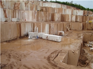 Vratza Limestone Blocks, Bulgaria Beige Limestone