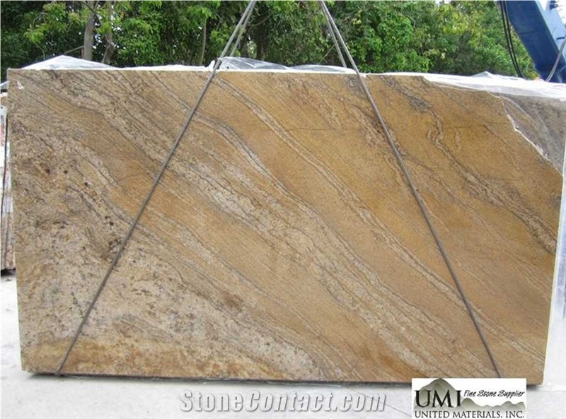 Arandis Dream Granite Slabs, Juparana Arandis Granite Slab