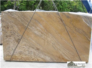 Arandis Dream Granite Slabs, Juparana Arandis Granite Slab